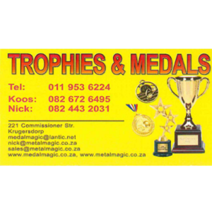 Trophies and medals Krugersdorp